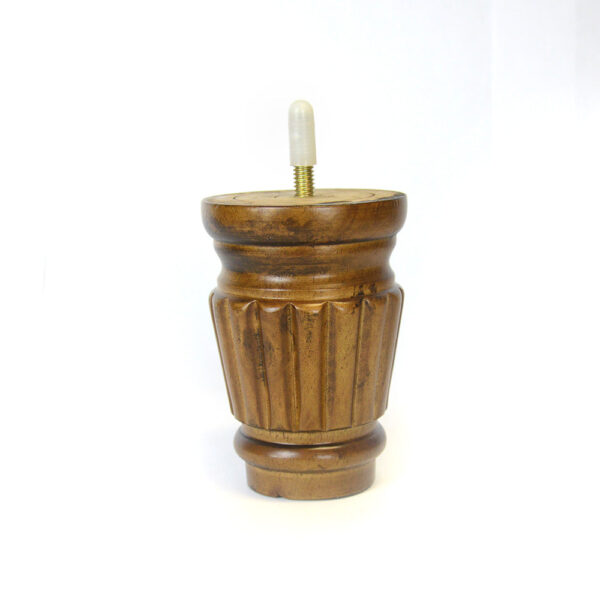 4in. Contoured Leg - Walnut