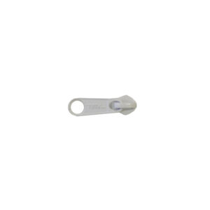 #5 Non-locking Coil ZipperSlider - White
