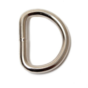 1in. Heavy D-Ring Welded NPNickel Plated Steel