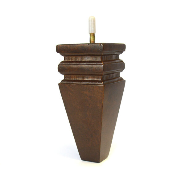 6in. Contoured Square LegWalnut