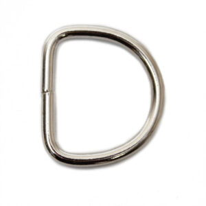 1in. D-Ring Welded NP SteelNickel Plated Steel