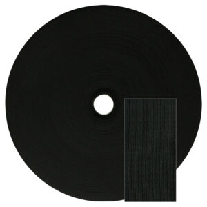 1.5in. Knit Elastic Black50m/roll