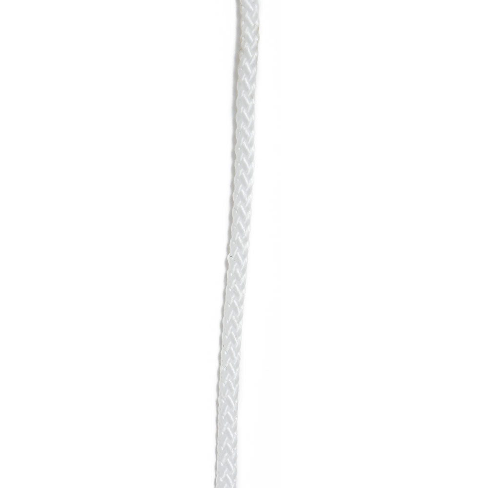 #4 1/8in. Nylon Diamond BraidCord - White