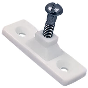 2 Hole Side Mount Plate-White