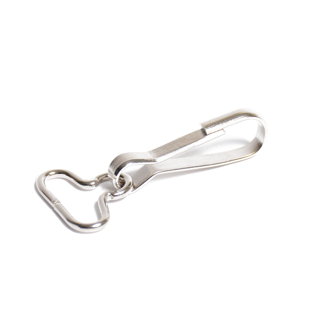 3/4in. Spring Hook W/Strap EyeNickel Plated Steel