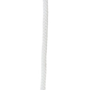 #5 5/32 Nylon Diamond BraidCord - White