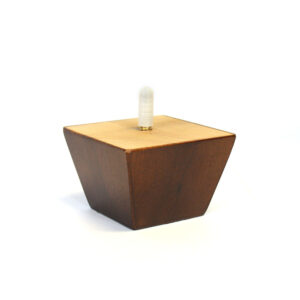 2H x 3W Tapered LegWith Bolt - Walnut