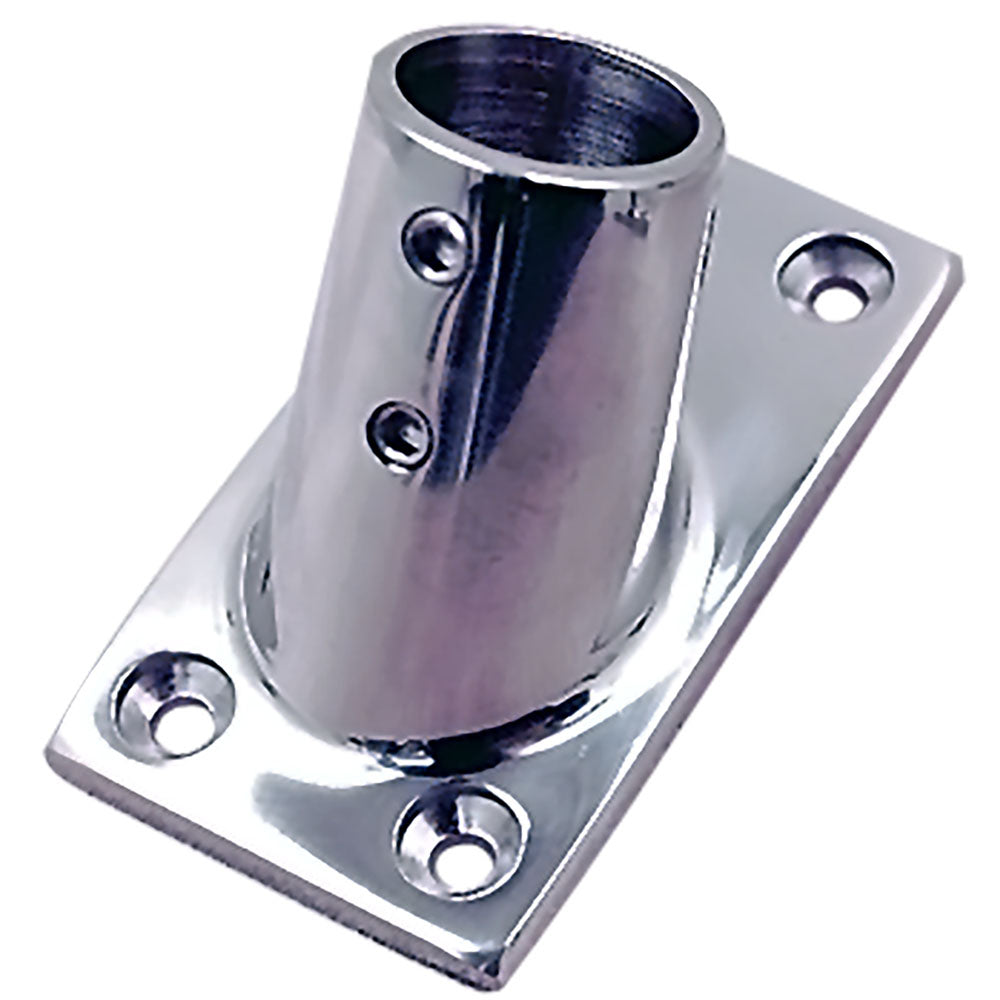 60 Degree Rectan Base For 1in.Tube - SS