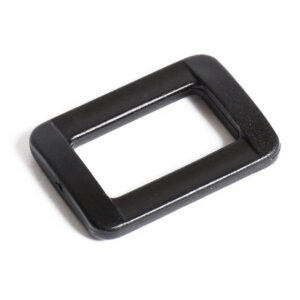 1in. Plastic Rectangle Black