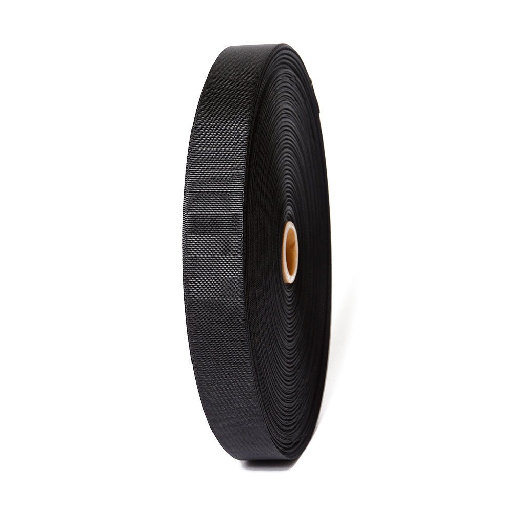 1in. Grosgrain Nylon BindingBlack (100yd/Roll)