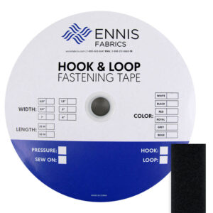 1 1/2in. (38mm) Loop Black25m/Roll