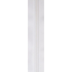 #10 Coil Zipper Chain White100 YD/RL
